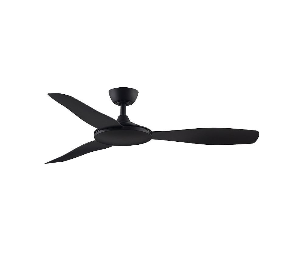 GlideAire 52" Smart Black Composite Blade Ceiling Fan with Remote