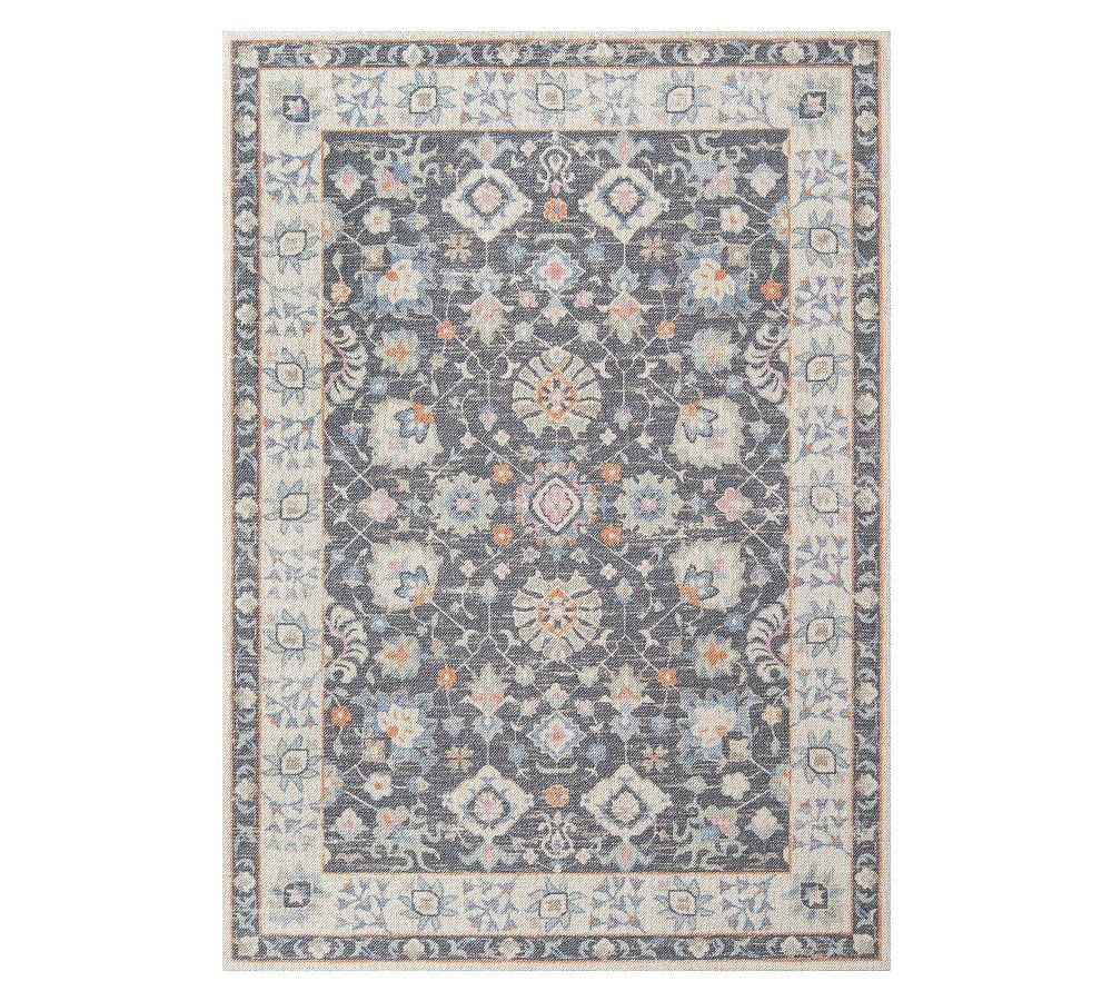 Charcoal Medallion Handmade Wool Blend 9'x9'7" Area Rug