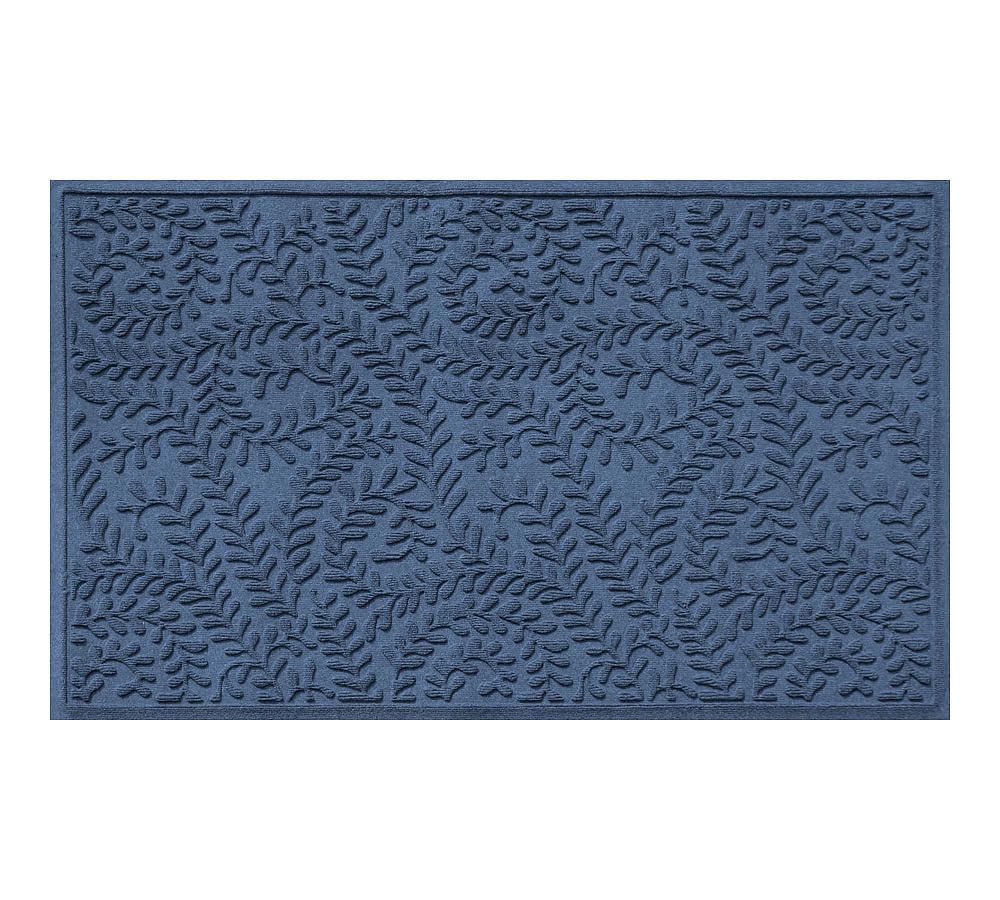 Eco-Friendly Polypropylene Leaf Pattern Outdoor Doormat