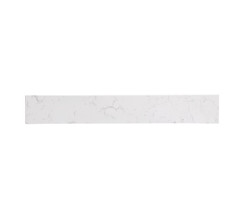 Calcatta White Quartz 30" Vanity Backsplash