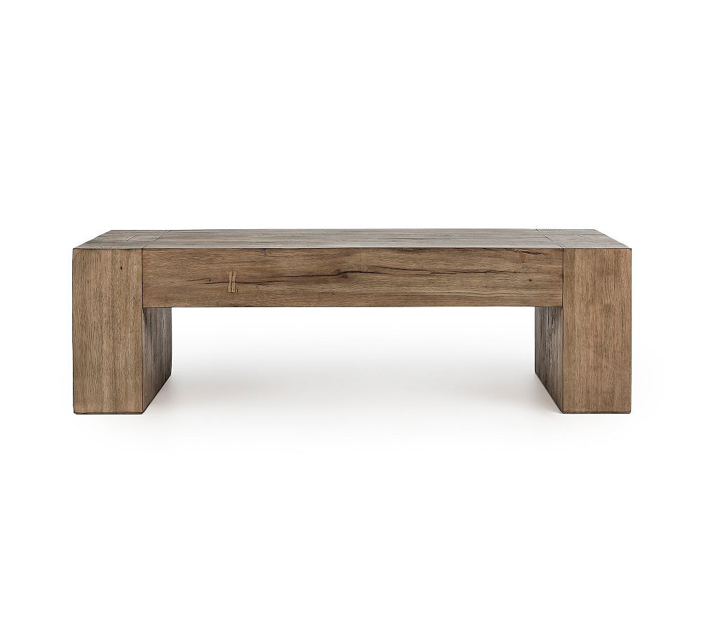 Raymond 60" Brown Reclaimed Wood Coffee Table