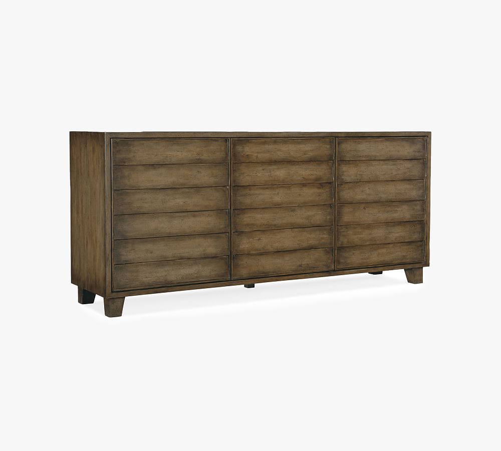 Cliffside 76'' Brown Transitional Buffet with Shutter Doors
