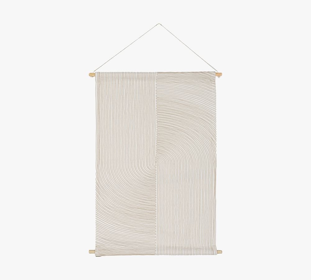 Gemma Symmetrical Handwoven Cotton Wall Art, 36x24