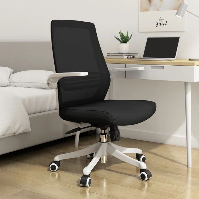 Modern Ergonomic Executive Mesh Office Chair with Adjustable Arms, Black