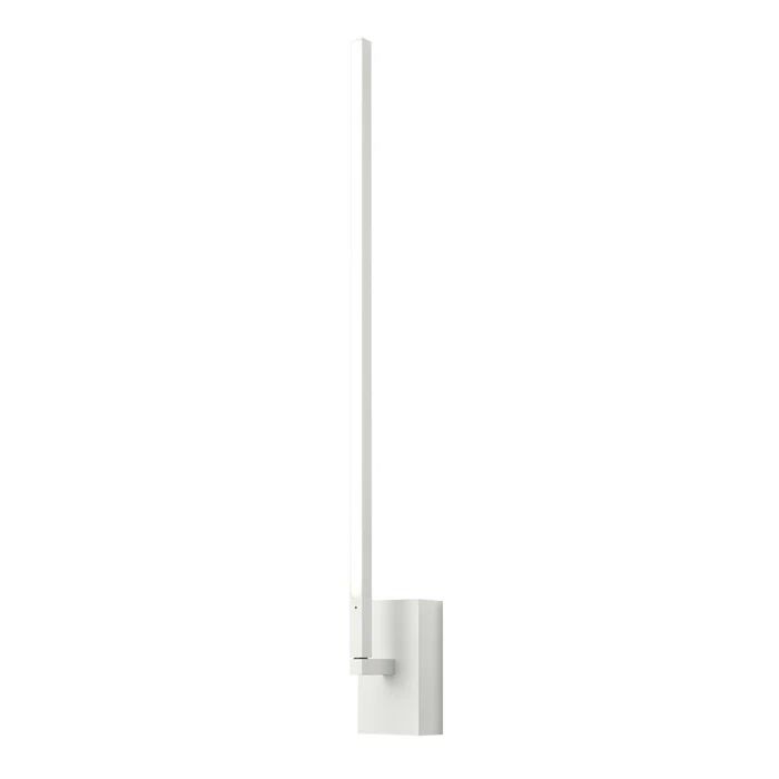 Pandora White Aluminum 28" LED Dimmable Wall Sconce