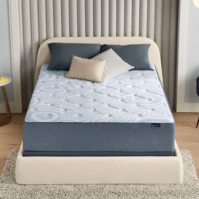 Full 12" Gray Hybrid Gel Memory Foam Mattress