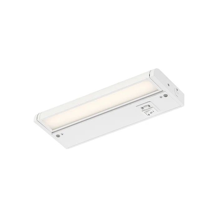 White 9'' LED Under Cabinet Light Bar with Adjustable Color Temperature