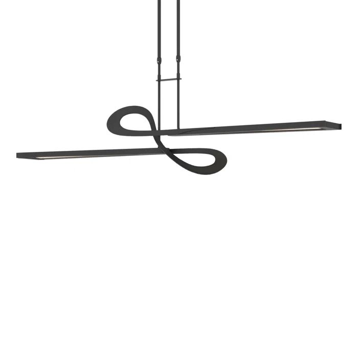 Modern Black LED Kitchen Island Pendant Light
