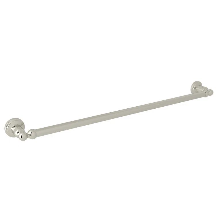 Polished Nickel 25.5" Traditional Wall Mounted Towel Bar