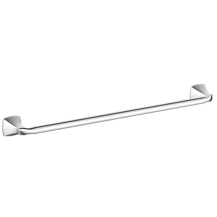 Polished Nickel 18-Inch Wall Mounted Chrome Towel Bar