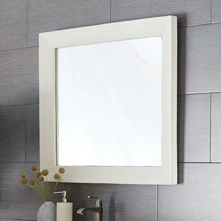 Pearl Rectangular Concrete Framed Vanity Mirror