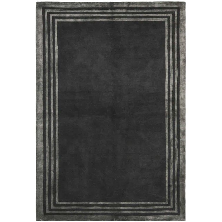 Platinum Elegance 6' x 9' Hand-Knotted Wool & Viscose Area Rug