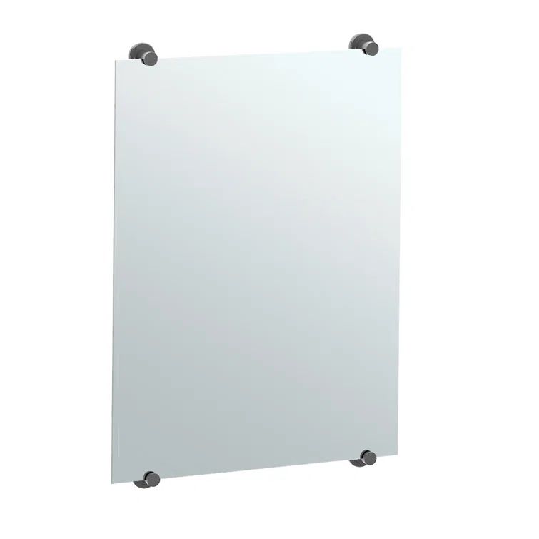 Latitude II 22x32 Frameless Polished Glass Vanity Mirror