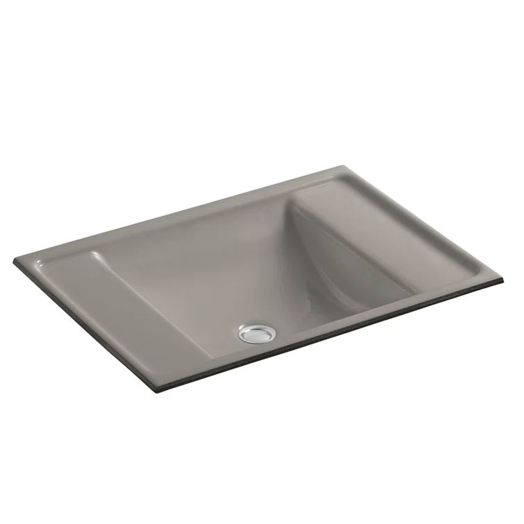 Black 'n Tan Cast Iron Rectangular Undermount Sink - Ledges Collection