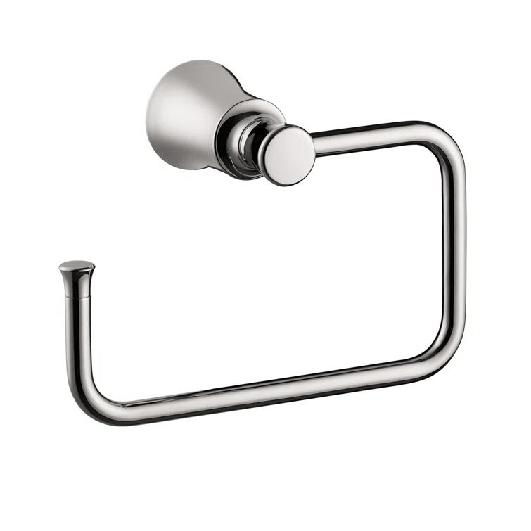 Chrome Wall Mounted Towel Ring 5.91" x 8.66"