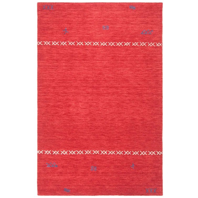 Himalaya 596 Five Hundred Ninety Six Area Rug In Red
