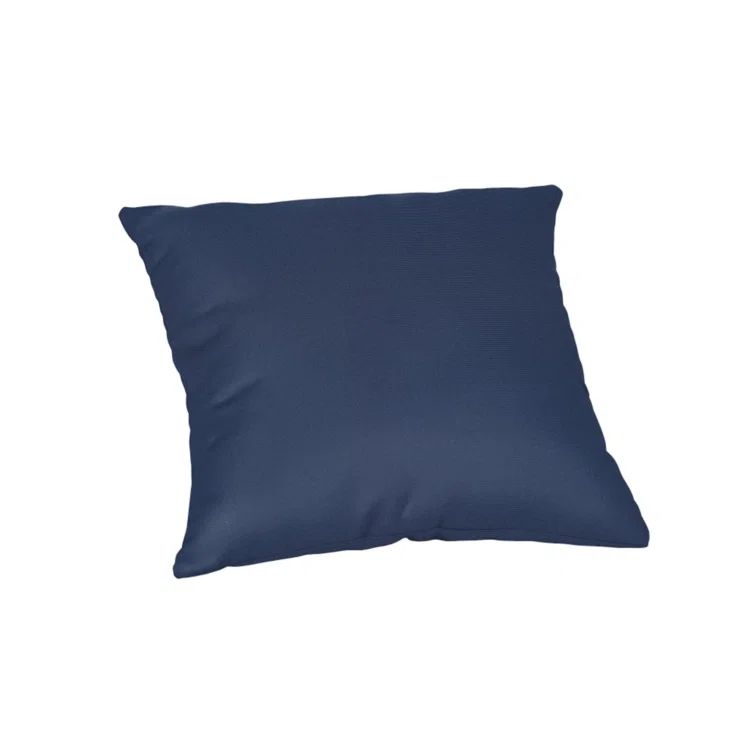 20" x 20" Navy Blue Sunbrella® Canvas Outdoor Pillow