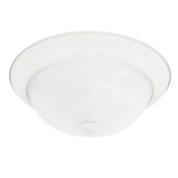 Matte White 5.25'' H Indoor/Outdoor Flush Mount Ceiling Bowl
