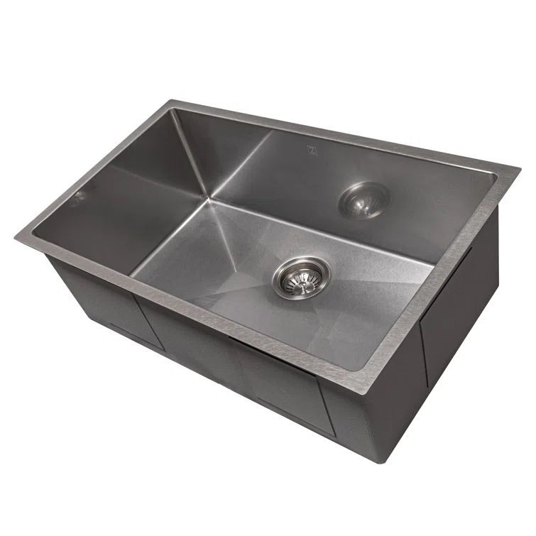 DuraSnow 30" Stainless Steel Drop-In Single Bowl Kitchen Sink