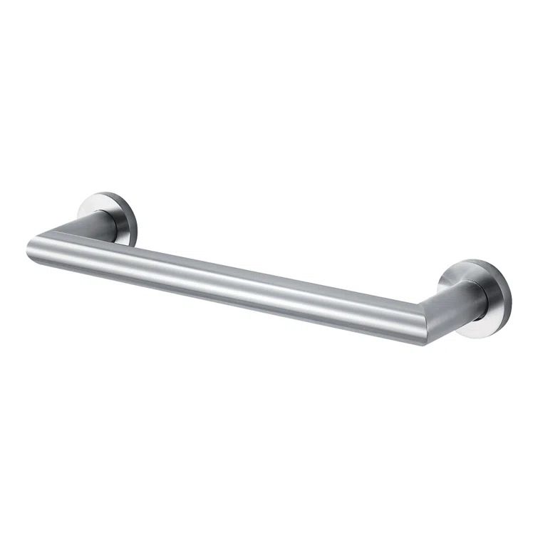 Brushed Stainless Steel 18-inch Grab Bar with Concealed Mounting