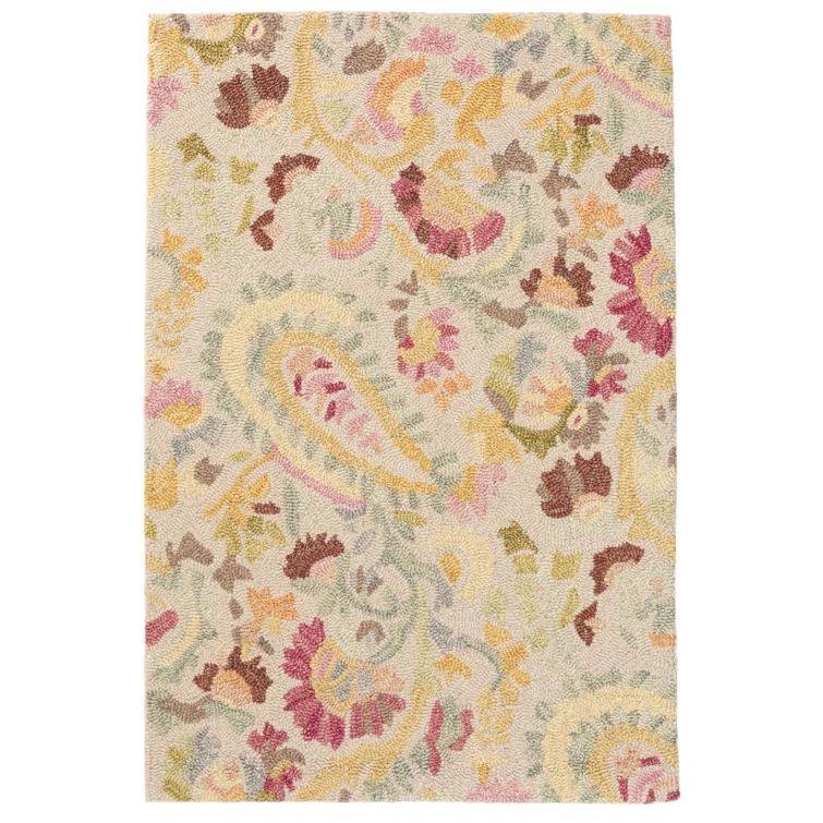 Handmade Multicolor Wool Rectangular 10' x 14' Rug