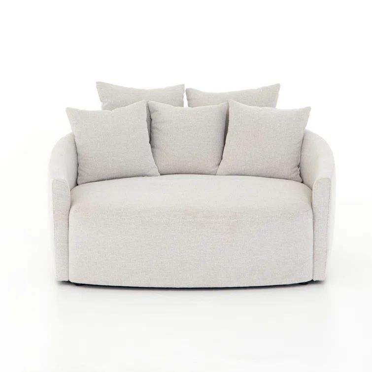 Delta Bisque Handcrafted Glove Wood Media Lounger