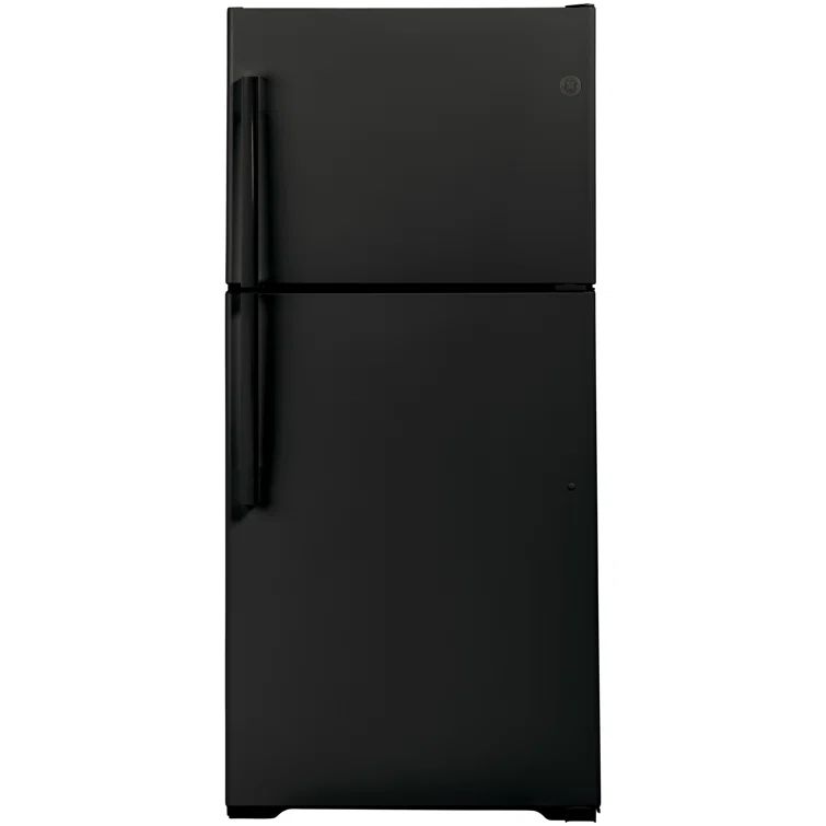 Black 21.9 Cu. Ft. Smart Energy Star Top Freezer Refrigerator