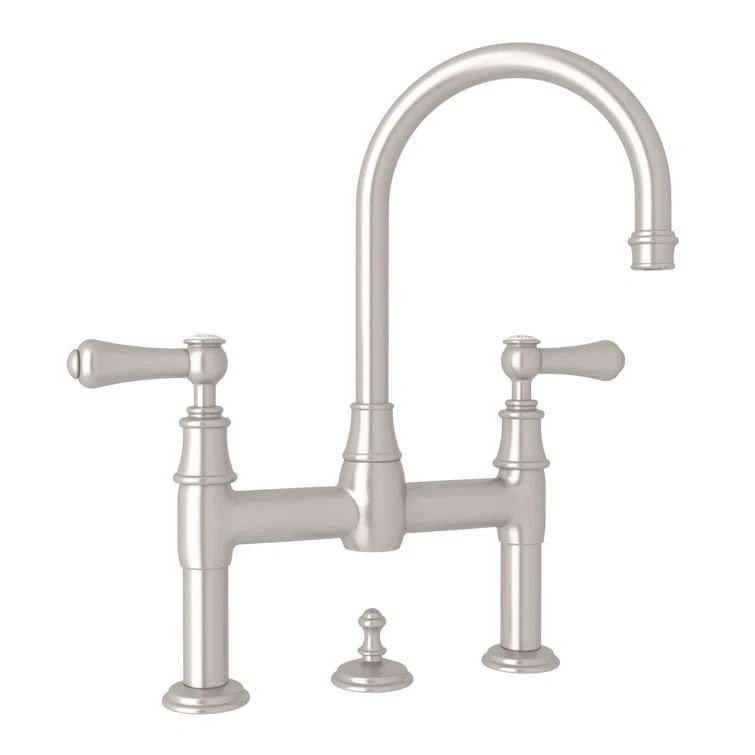 Classic Elegance 14" Polished Nickel 2-Handle Vessel Faucet