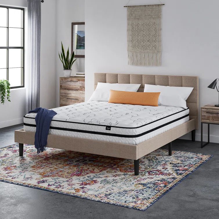 California King White Gel Memory Foam Adjustable Bed Mattress