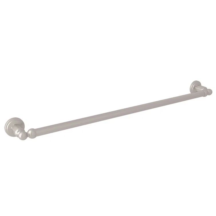 Polished Nickel Classic 25.5" Wall Mounted Towel Bar