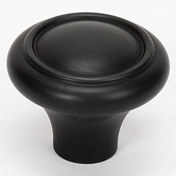 Classic Bronze Round Cabinet Knob with Mounting Hardware