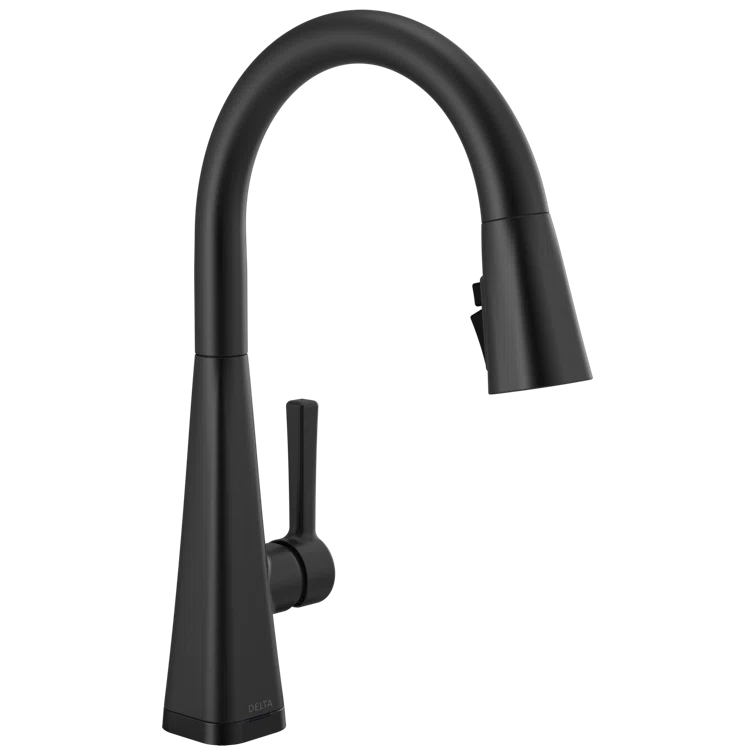 Matte Black Touch Kitchen Faucet with Pull-Down Sprayer
