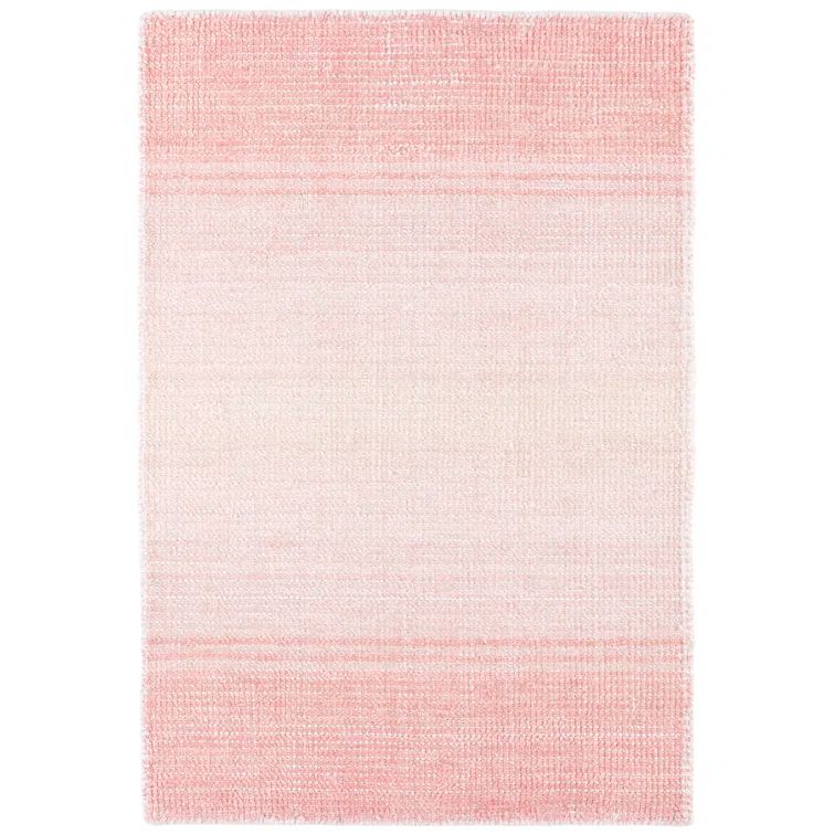 Pandora Pink Hand-Knotted Synthetic 5 x 8 Rug