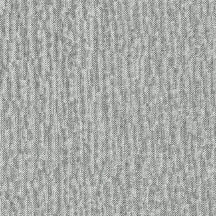 Silver Linen Look Polyester Upholstery Fabric