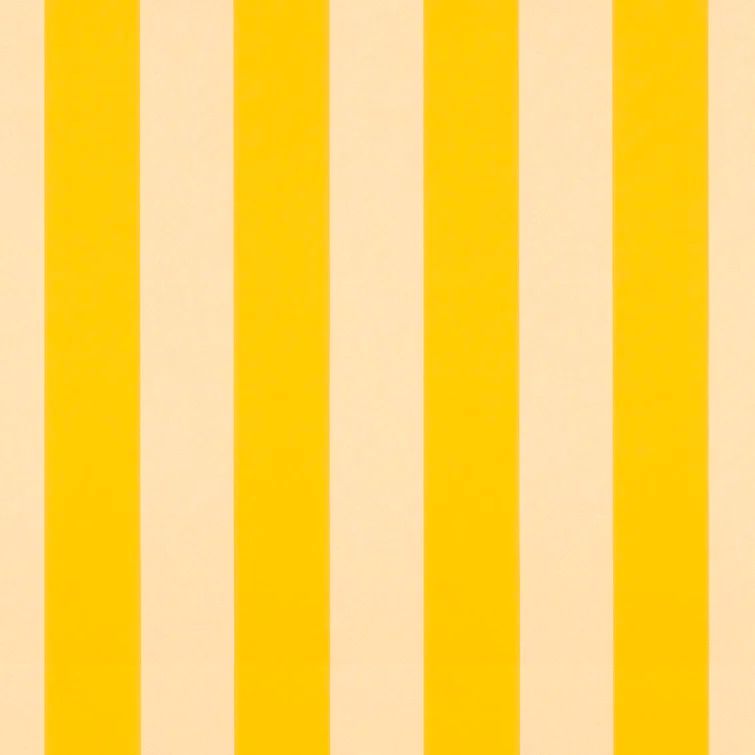 Sunbrella 46'' Yellow and Beige Striped Acrylic Fabric