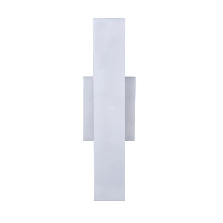 Brushed Aluminum Modern Dimmable LED Wall Sconce