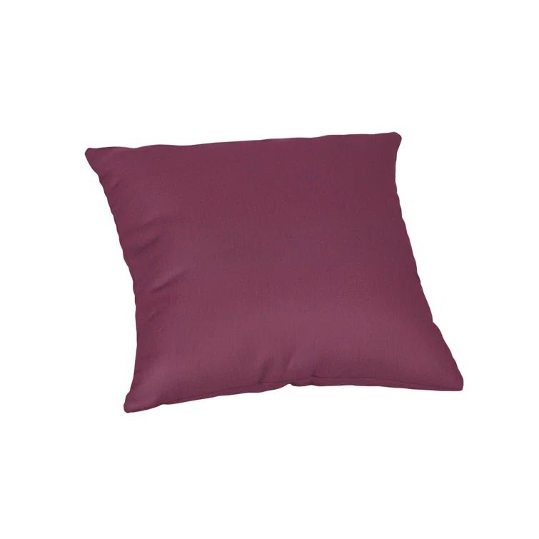 Canvas Iris Purple Sunbrella® Square Indoor/Outdoor Throw Pillow