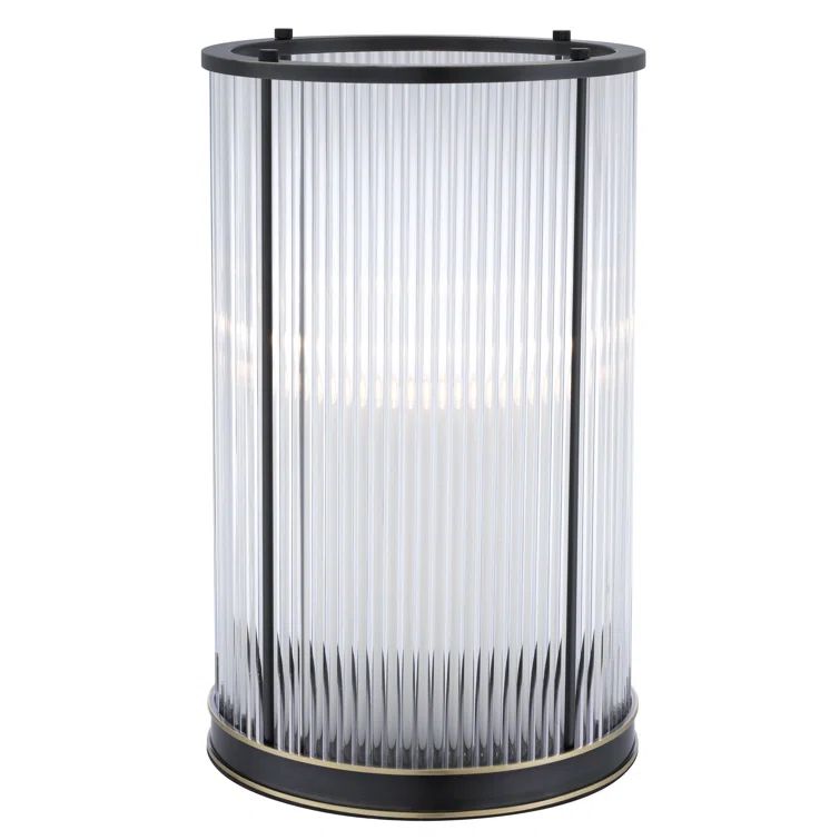 Mayson Large Bronze Glass Hurricane Lantern