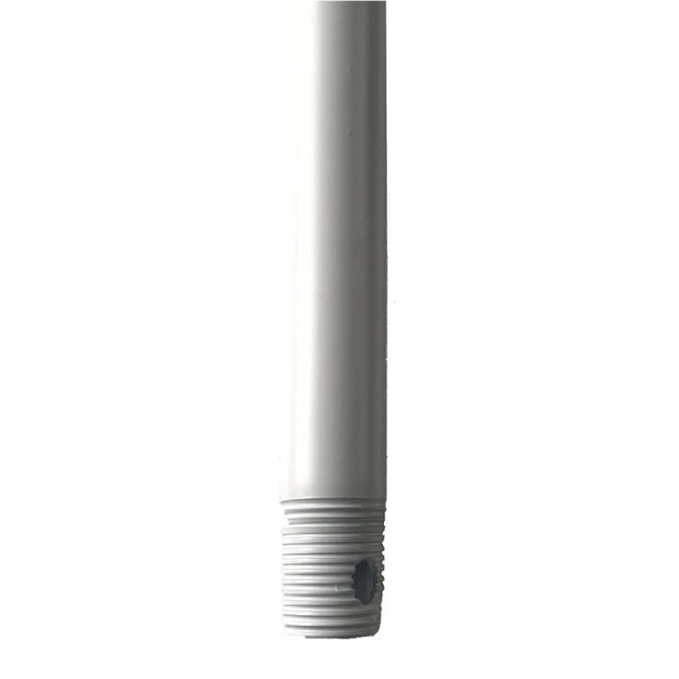 48-Inch Matte White Steel Ceiling Fan Downrod