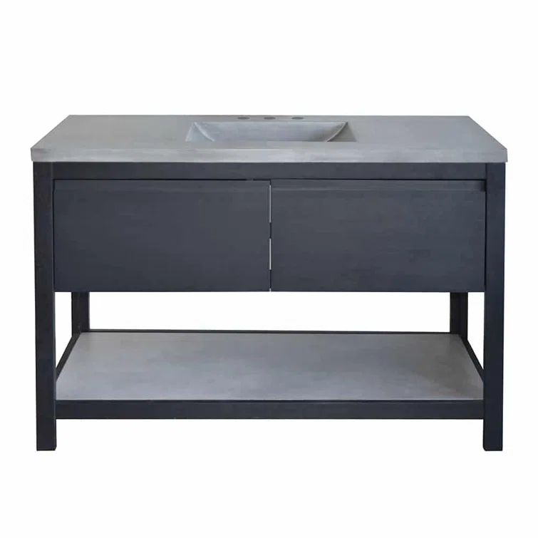 Solace 49" Midnight Oak and Ash Single Bathroom Vanity