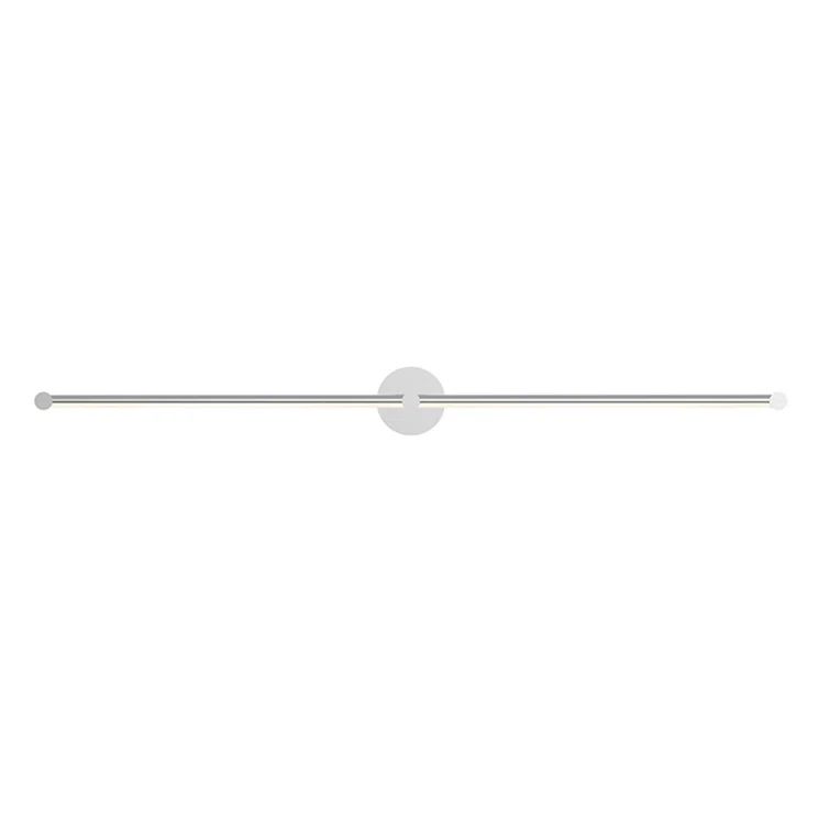 Polished Chrome Dimmable LED Sconce 49.25" Acrylic Bar