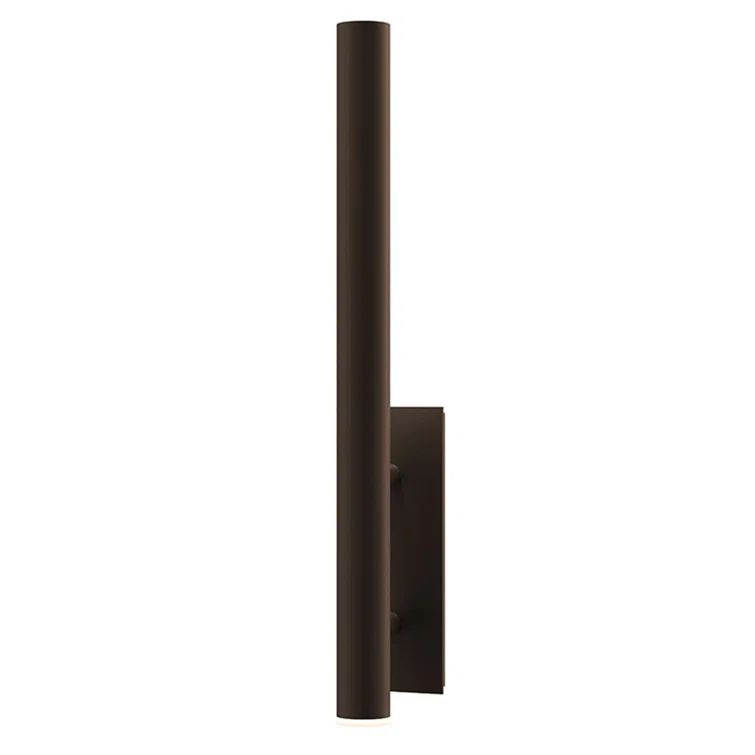 Textured Bronze Dimmable Cylinder LED Wall Sconce
