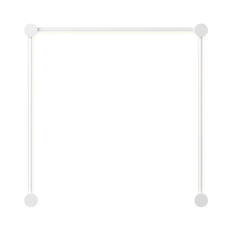 Satin White Purolinear 360 Dimmable LED Sconce