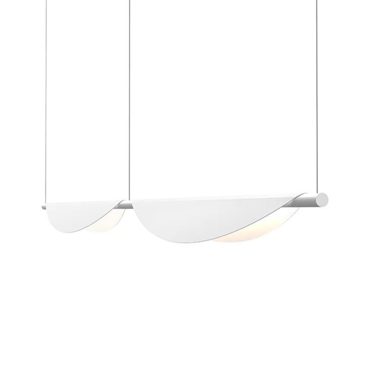 78.75" Satin White LED Indoor/Outdoor Pendant Light