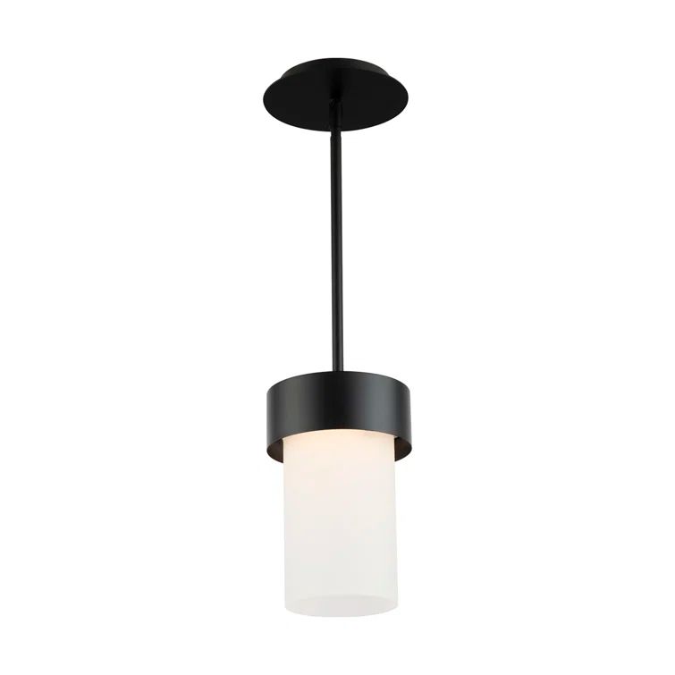 Napa Mini Black LED Cylinder Pendant for Indoor/Outdoor