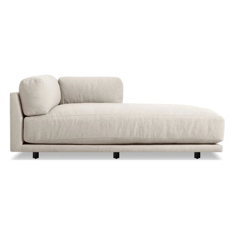 Sanford Natural Linen Right Chaise Lounge
