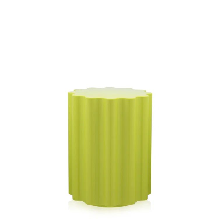 Colonna Green Glossy Thermoplastic Multipurpose Stool