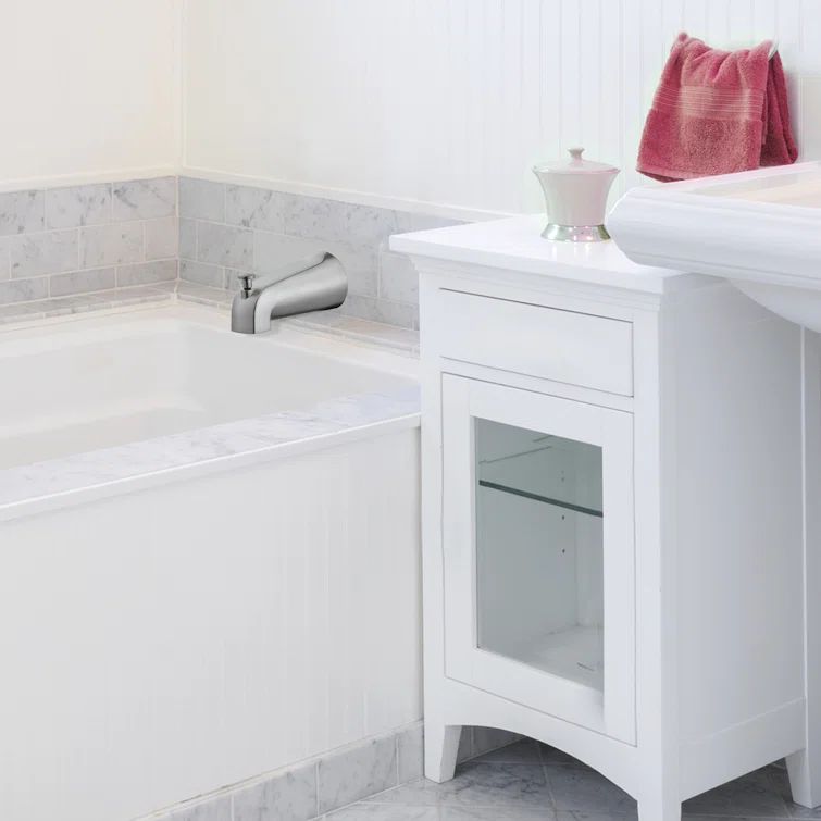 Satin Nickel Wall Mounted Tub Spout with Diverter