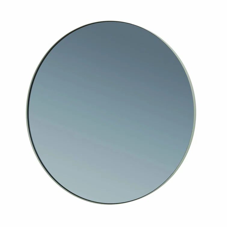20" Round Ashes of Rose Frameless Accent Mirror