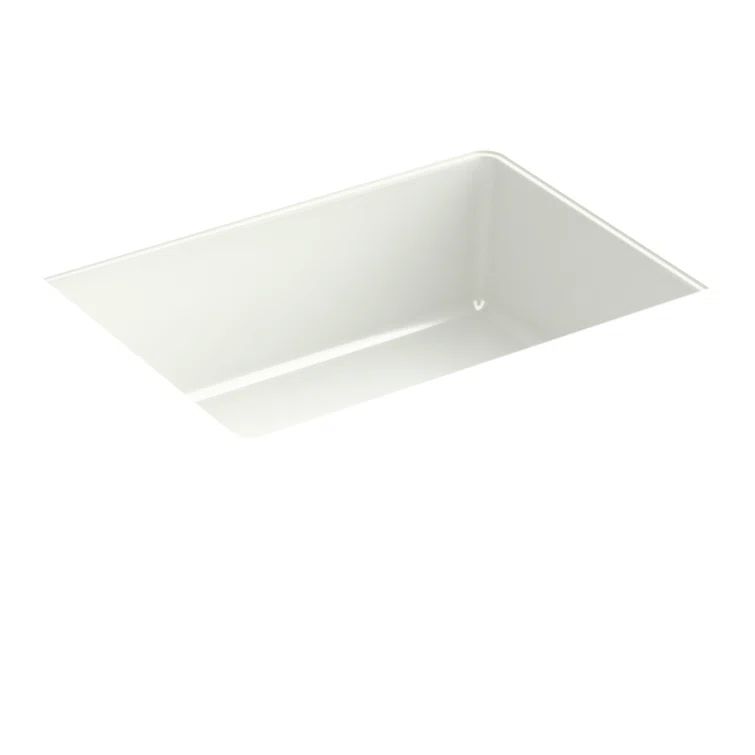 Dune Ceramic Rectangular Undermount Bathroom Sink